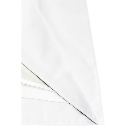 Cortina 4-en-1 para Separar Estancias Acústica Térmica Opaca A Medida Blanco MC720