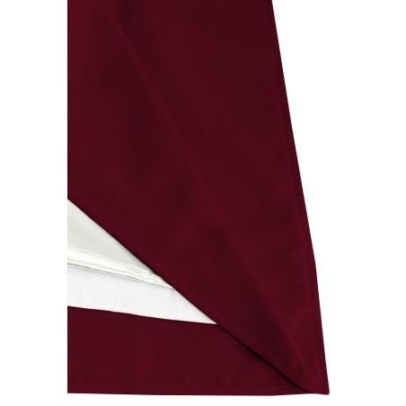 Cortina 4-en-1 para Separar Estancias Acústica Térmica Opaca A Medida Granate MC330
