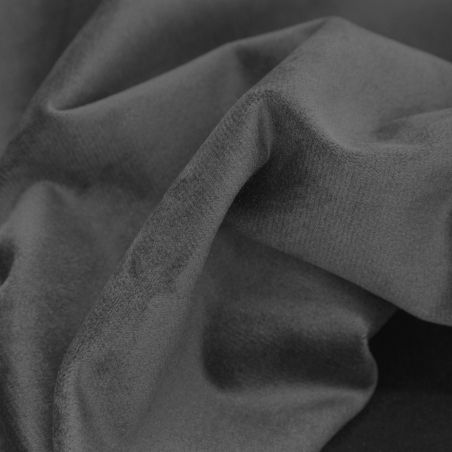 Cortina 100% Opaca de terciopelo Venise A Medida Gris MC09