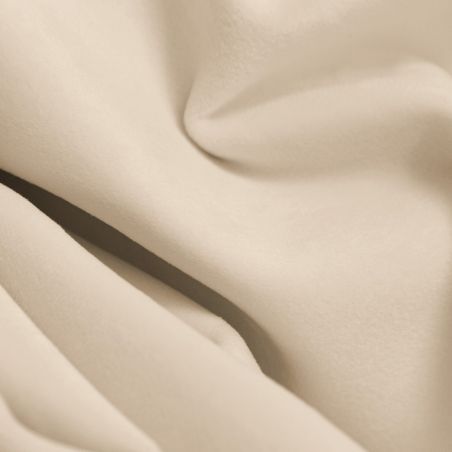 Cortina 100% Opaca de terciopelo Venise A Medida Beige MC15