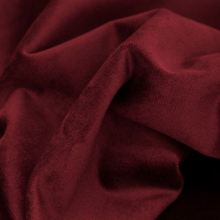 Cortina Térmica y Opaca de terciopelo Venise A Medida Rojo MC214