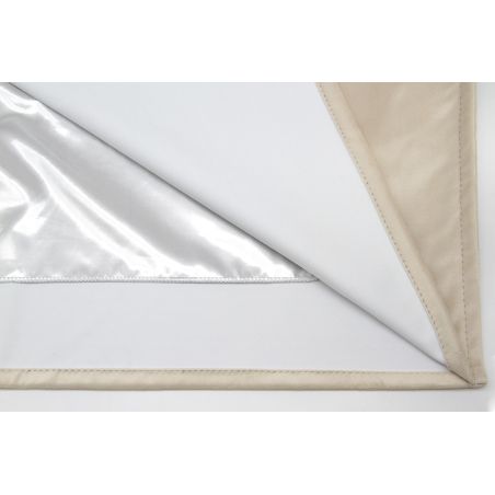 Cortina Acústica para Separar Estancias A Medida De Terciopelo Venise Beige MC15