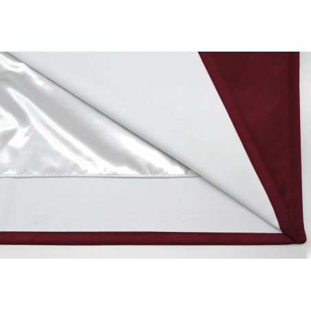 Cortina Acústica para Separar Estancias A Medida De Terciopelo Venise Rojo MC214