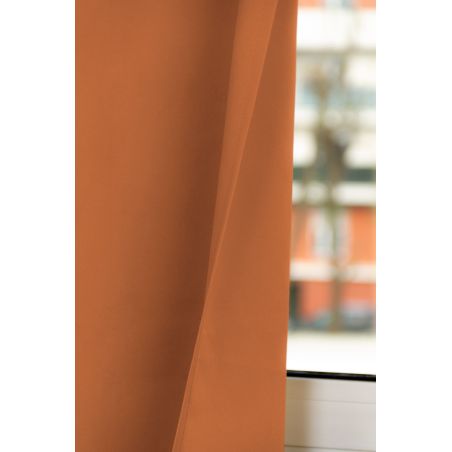 Cortina 100% Opaca A Medida Revolution Naranja MC374