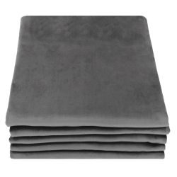Cortina 3-en-1 Acústica Térmica Opaca de terciopelo Venise Gris MC09