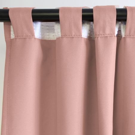 Cortina 100% Opaca Revolution Rosa Viejo MC343