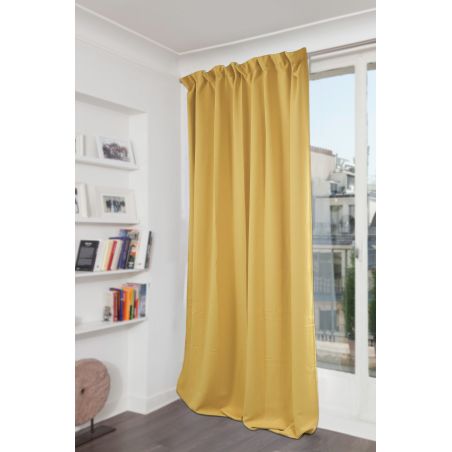 Cortina Opaca Lisa Amarillo MC2194