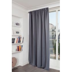 Cortina Opaca Lisa Gris MC09