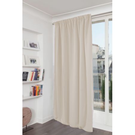 Cortina Opaca Lisa Beige MC634