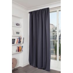Cortina Opaca Lisa Gris MC713
