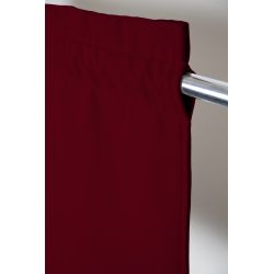Cortina 4-en-1 para Separar Estancias Acústica Térmica Opaca Rojo MC330